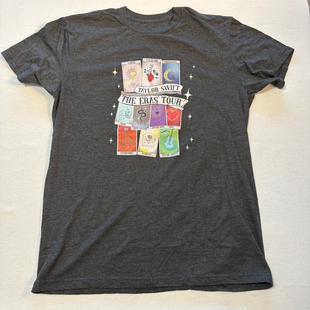 Taylor Swift, The Eras Tour T-Shirt, Gray, M